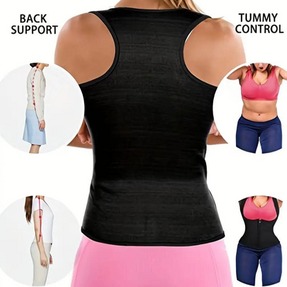 Women's Slimming Vest | Slimming Belted Vest | Shape and Buy