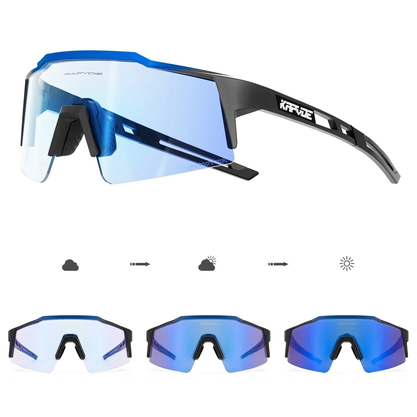 Men's Cycling Sunglasses | Photochromic Sunglasses | Shape and Buy