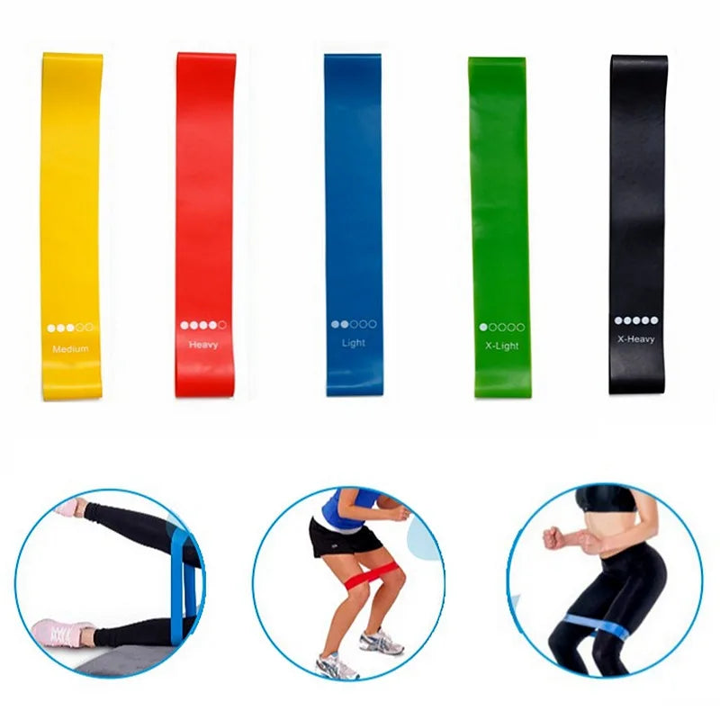 TPE Resistance Bands Fitness Set Rubber Loop Bands Strength Training