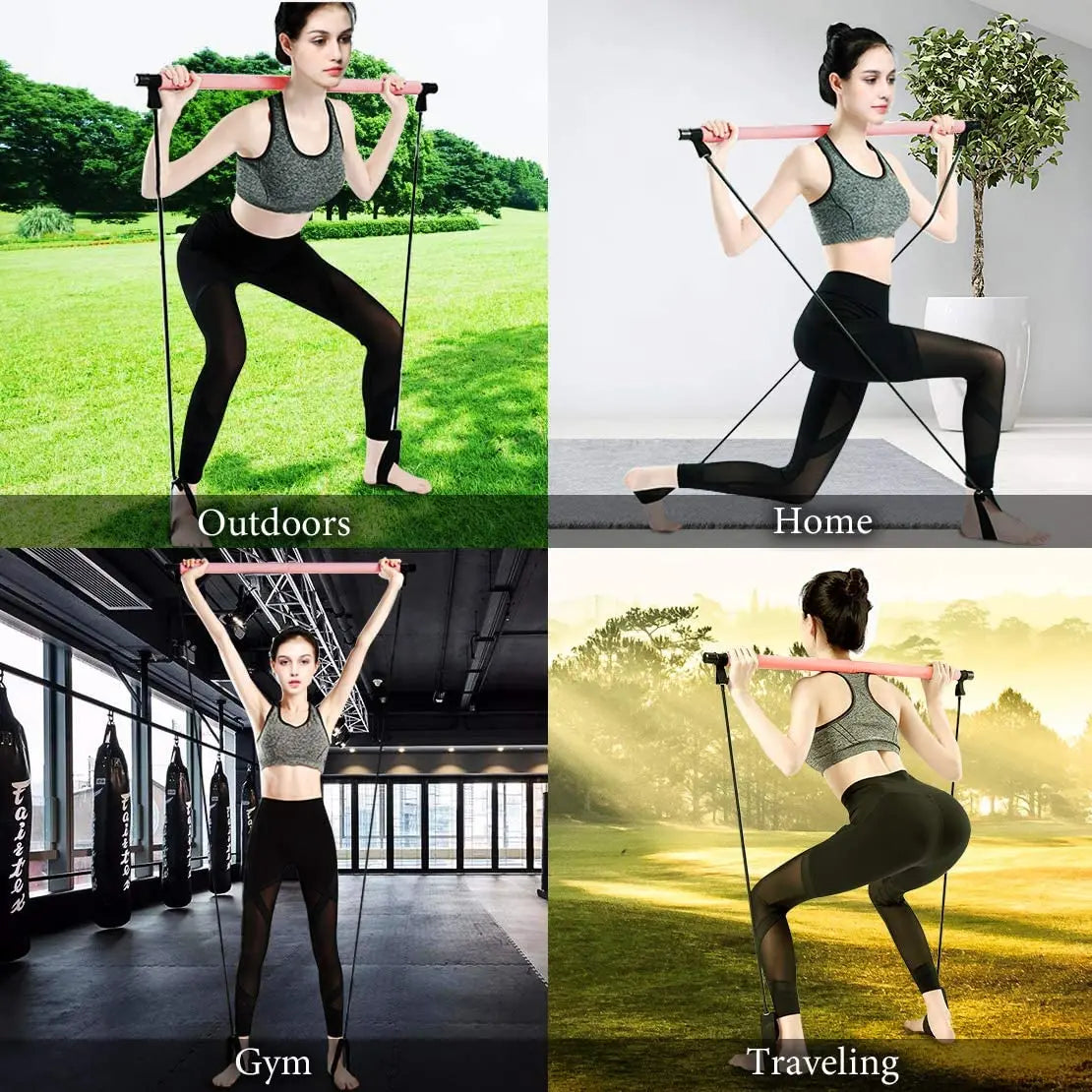 Portable Yoga Pilates | Pilates Bar Stick | Shape and Buy