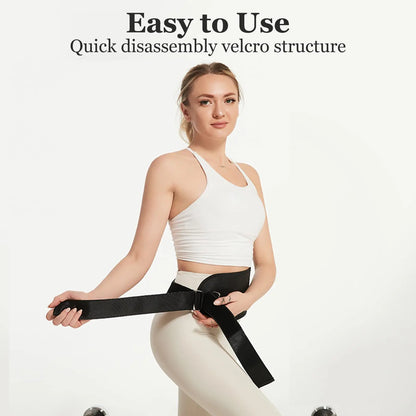 Hip Thrust Belt Glute Bridge Pad Workout with Dumbbells Kettlebells